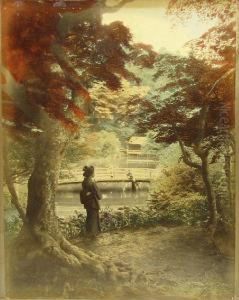 Autumn Maples At Takinogwa, Oji by Kusakabe Kimbei