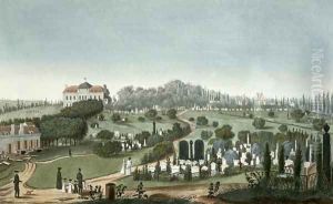 View of Pere Lachaise Cemetery from the Entrance, 1815