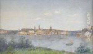 Vy Over Riddarholmen by Johan Kindborg