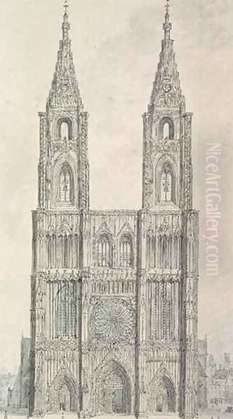 West Front of Strasbourg Cathedral - view 1