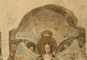 Study of the wall paintings at the Chapter House 14