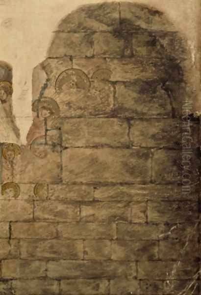 Study of the wall paintings at the Chapter House 2 - view 1