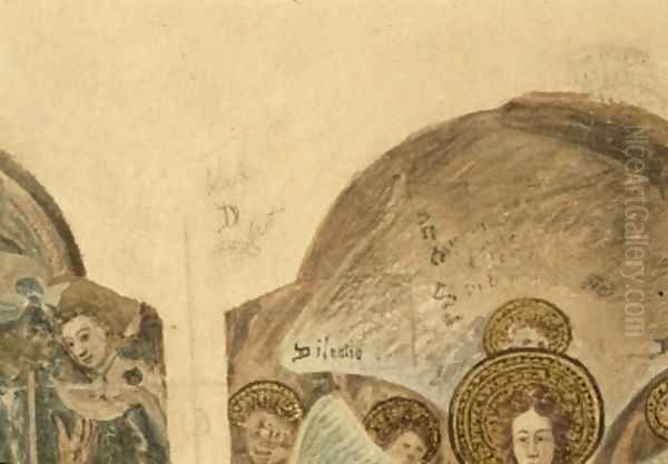 Study of the wall paintings at the Chapter House 5 - view 1