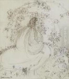 The Girl Beneath The Bower by Jessie Marion King