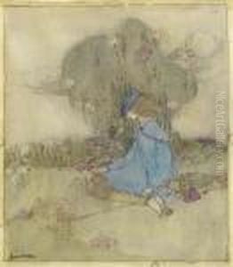 Picking Violets by Jessie Marion King