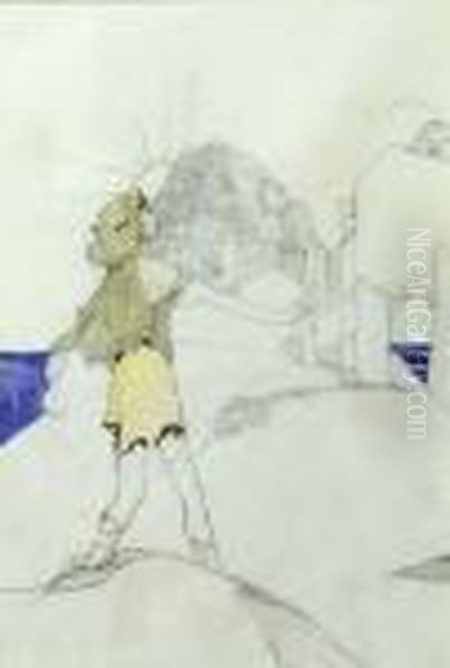Girl In A Short Tunic - view 1