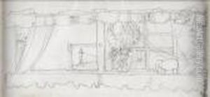 Design For A Nursery Window by Jessie Marion King