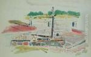 Study Of Boats by Jessie Marion King