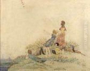 Flying A Kite by Jessie Marion King