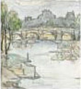 The Pont Neuf, Paris by Jessie Marion King