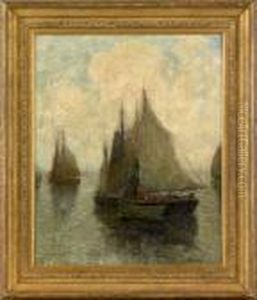 Harbor Scene by Paul King