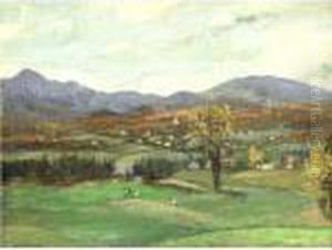 View From The Lake Placid Club Golf Course by Paul King