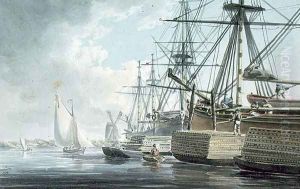 Limehouse Hole by John the Younger Cleveley