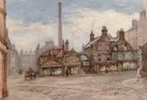 The Grass Market, Edinburgh by James Scott Kinnear
