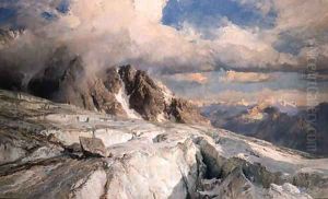 Saleinaz Glacier by Edward Theodore Compton