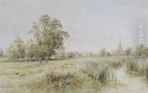 A View Of Chichester Cathedral by Henry John Kinniard
