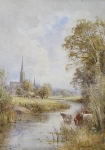 View Near Salisbury by Henry John Kinniard