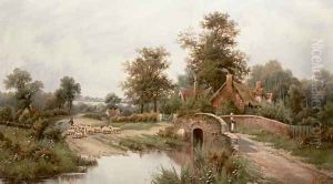 The Sheep Drover by Octavius Thomas Clark