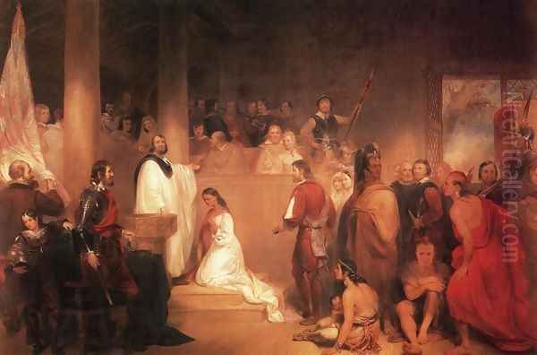 The Baptism of Pocahontas - view 1