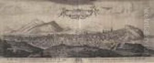 The North Prospect Of The City Of Edinburgh by Johannes Kip