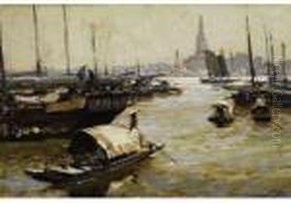Ansicht Von Bangkok Um 1930 - view 1