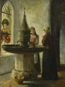Zwei Junge Frauen Am Brunnen In
Kloster Lune by Otto Karl Kirberg