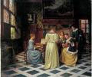 Interieur Flamand, Circa 1880