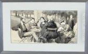 Kaffeekranzchen Im Park by Eugen Kirchner