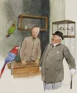 Papagei-verkauf by Eugen Kirchner