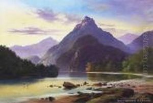 Hollyford Valley by Henry William Kirkwood