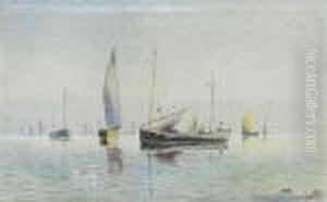 Becalmed by Henry William Kirkwood