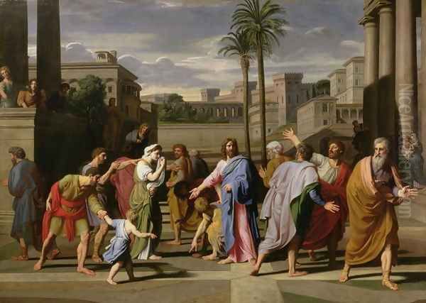 The Woman Taken in Adultery - view 1