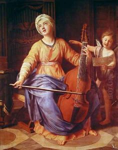 St. Cecilia by Nicolas Colombel