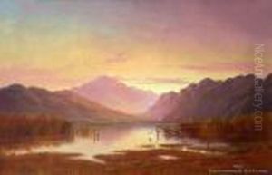 Lake Brunner, Westland by Henry William Kirkwood