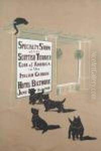 Poster Mock-up For The Specialty Show Of The Scottish Terrier Club Of America by Marguerite Kirmse
