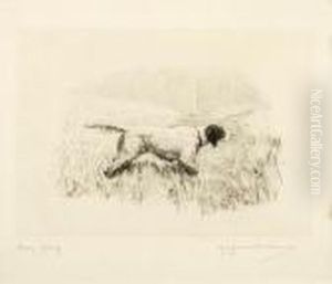 Heavy Going, English Setter by Marguerite Kirmse