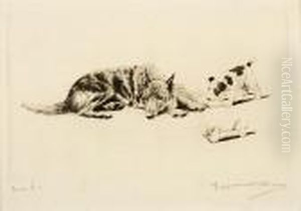 Dare I?, German Shepherd And Wire Fox Terrier - view 1