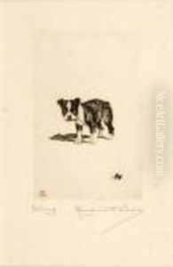 Stung, Boston Terrier by Marguerite Kirmse