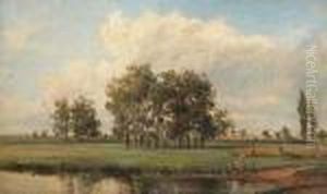 A Bohemian Landscape by Alois Kirnig