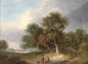 A rest by the wayside by Samuel David Colkett