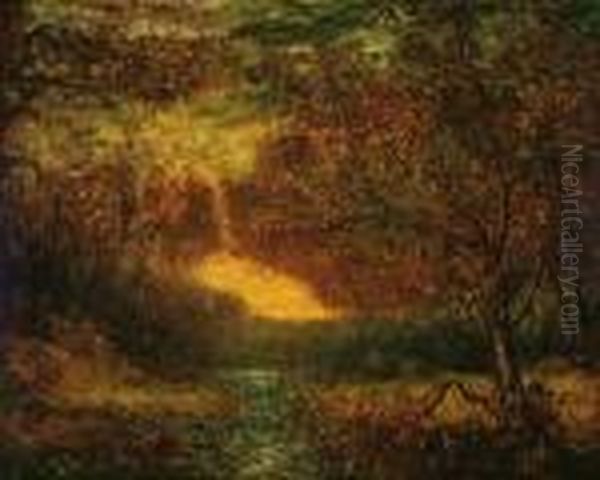 Autumn Landscape, Evening - view 1