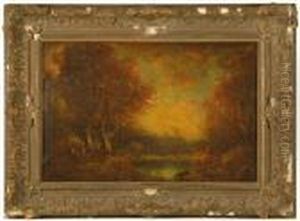 Barbizon Landscape by Hudson Mindell Kitchell