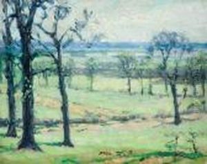 Early Spring Landscape by Frederick Kitson Cowley