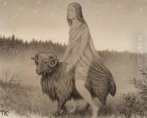 Ikke Kjorende Og Ikke Ridende by Theodor Severin Kittelsen
