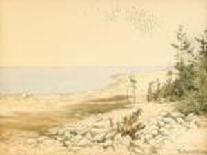 Kustlandskap by Theodor Severin Kittelsen