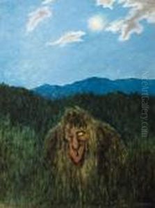 Skovtrold 1899 by Theodor Severin Kittelsen