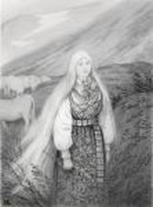 Hulder by Theodor Severin Kittelsen