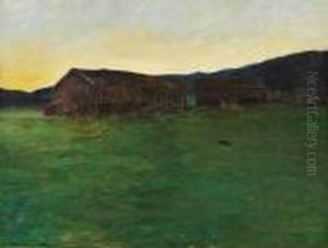 Kveld Pa Soletunet I Eggedal 1897 1897 Kveld Pa Soletunet I Eggedal 1897 1897