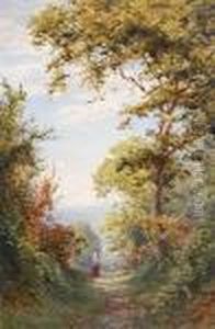 A Woodland Glade by Roberto Angelo Kittermaster Marshall