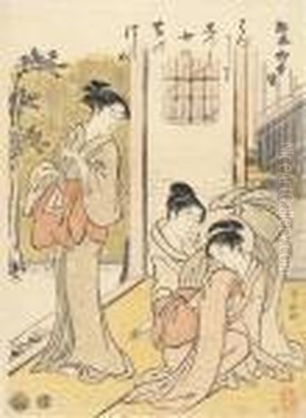 Three Ladies In An Interior - view 1
